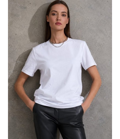 Unisex Kısa Kollu Bisiklet Yaka Basic Viskon Bluz Unisex Kısa Kollu Bisiklet Yaka Basic Viskon Bluz
