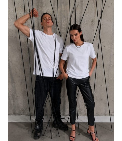Unisex Kısa Kollu Bisiklet Yaka Basic Viskon Bluz Unisex Kısa Kollu Bisiklet Yaka Basic Viskon Bluz