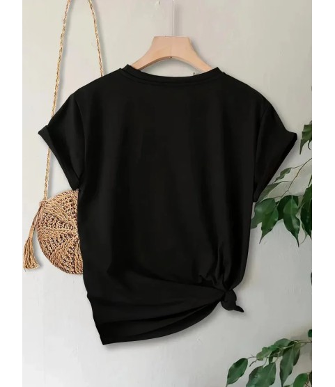 Anneler Günü Hediye Anne Temalı Baskılı Oversize Bisiklet Yaka T-shirt - Siyah Anneler Günü Hediye Anne Temalı Baskılı Oversize Bisiklet Yaka T-shirt - Siyah