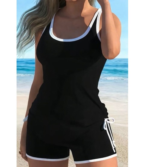 Kadın Askılı Yuvarlak Yaka Arkadan çapraz Detaylı Dalgıç Bluz Ve Kısa Short Ikili Takım Kadın Askılı Yuvarlak Yaka Arkadan çapraz Detaylı Dalgıç Bluz Ve Kısa Short Ikili Takım