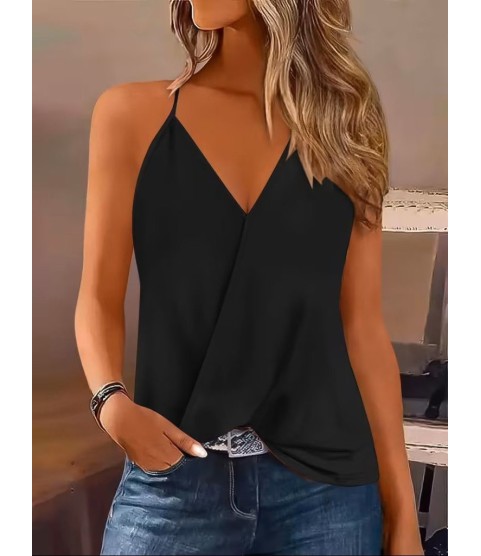 Kadın Ip Askılı V Kruvaze Yakalı Sandy Bluz Kadın Ip Askılı V Kruvaze Yakalı Sandy Bluz