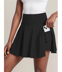 Kadın Yüksek Bel Cepli Sandy Short Etek