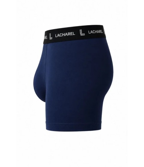Erkek Likralı Pamuklu Nefes Alan Penye Boxer 3lü Paket - Lacivert