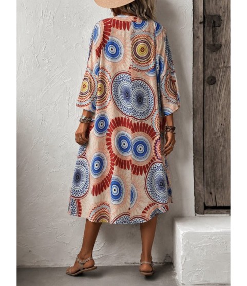 Kadın Kısa Kollu önü Açık Belden Kuşaklı Uzun Kimono
