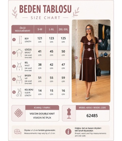 Kadın Kısa Kollu V Yakalı Yanları şerit Detaylı Viskon Iki Iplik Midi Elbise Kadın Kısa Kollu V Yakalı Yanları şerit Detaylı Viskon Iki Iplik Midi Elbise