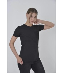 File Cepli Slim Fit T-shirt - Siyah